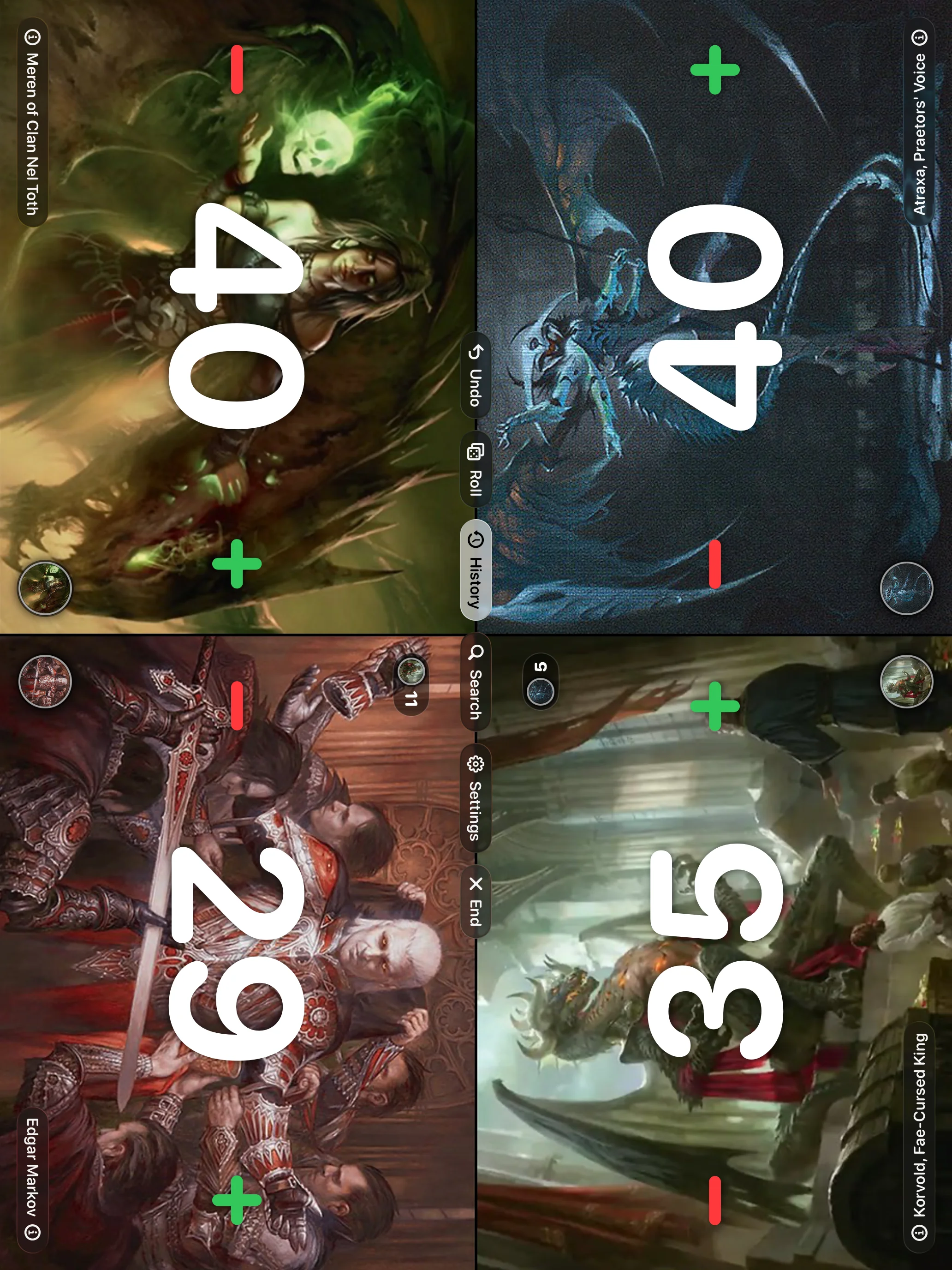 iPad - Commander Damage