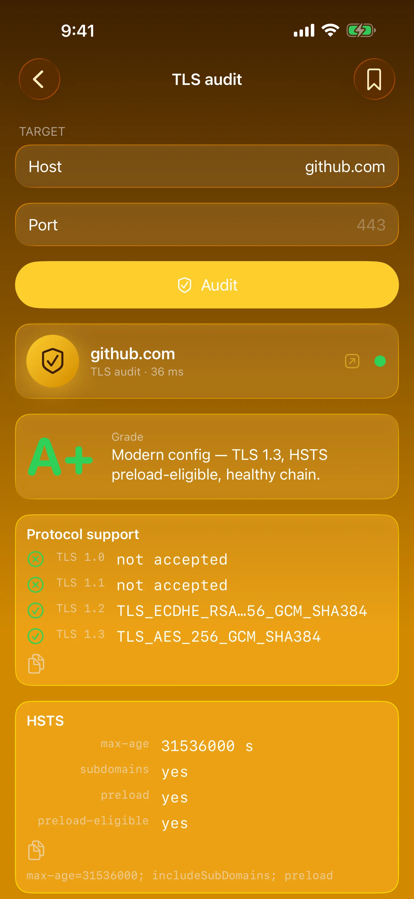 TLS Audit