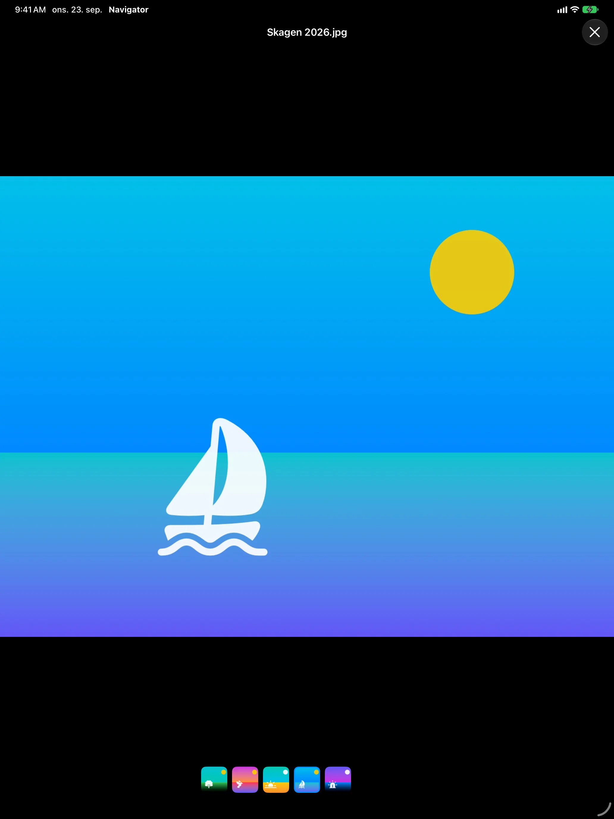 iPad - Photo preview