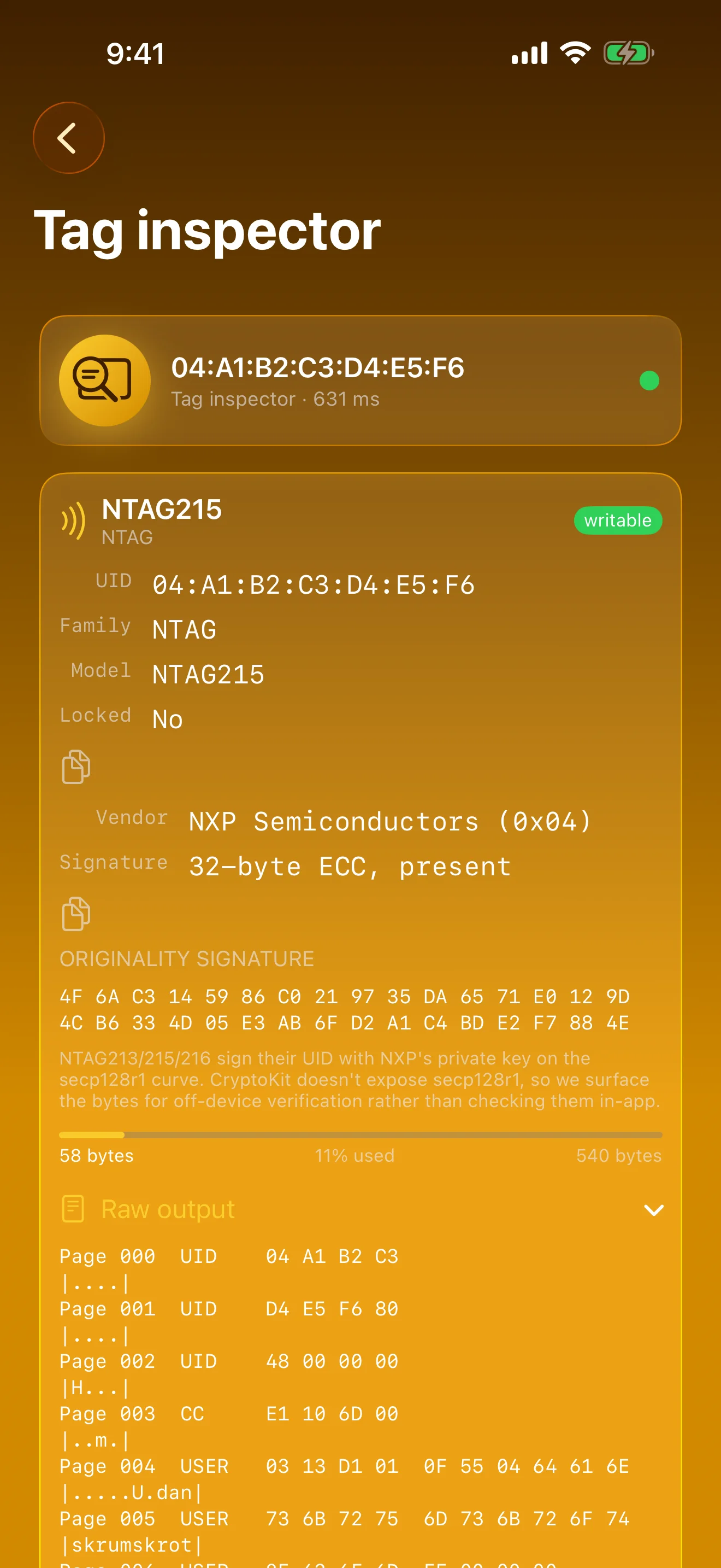 Tag Inspector