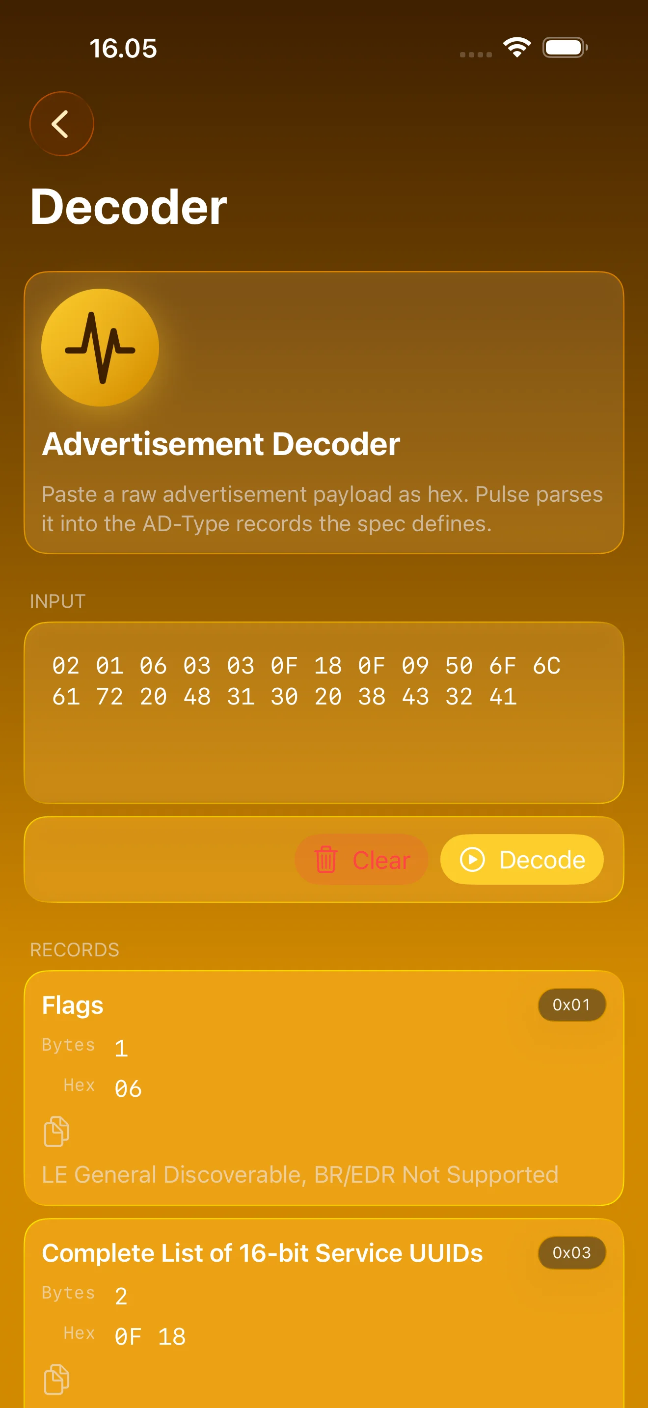 Advertisement Decoder