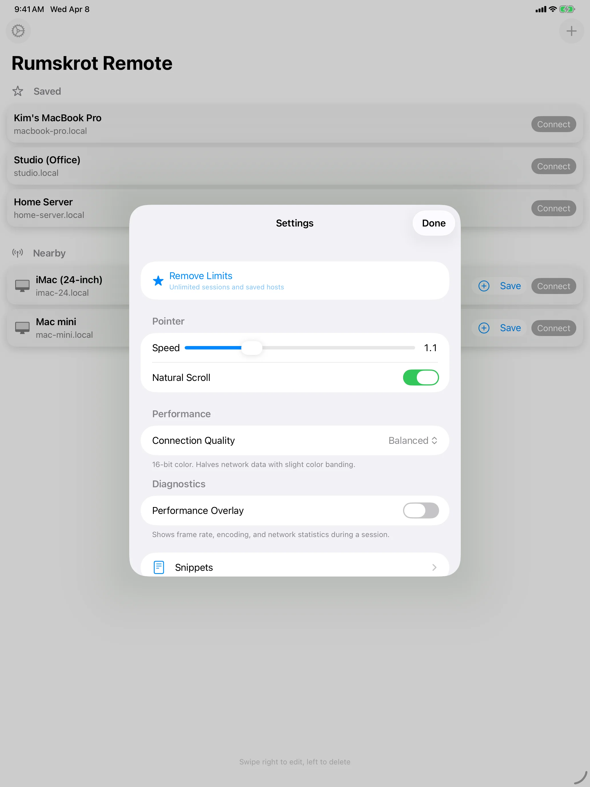 iPad - Settings