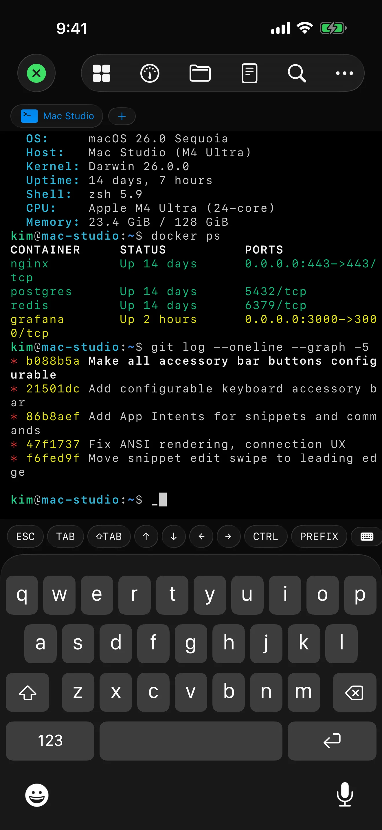Rumskrot Terminal iPhone